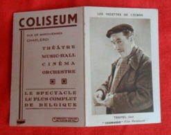 Calendrier De Poche 1933 Acteur Tramel/ Charleroi/ Cinéma Coliseum - Klein Formaat: 1921-40