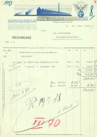 BORGHORST Westfalen Rechnung 1938 Deko " Debray&Weining - Weberei Für Leinen U Baumwolle " - Textilos & Vestidos