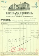 OEDERAN Sachsen Rechnung 1938 Deko " Bochmann&Drechsel - Strumpffabrik Spez. Fantasie-Socken  " - Textile & Clothing