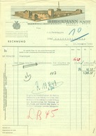 BOCHOLT Westfalen Rechnung 1949 Farbig Deko " J.Beckmann Nachf. - Baumwoll- Und Buntweberei " - Kleidung & Textil