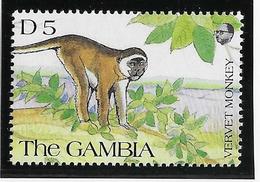 Thème Animaux - Singes - Gorilles - Lémuriens - Gambie  - Neuf ** Sans Charnière - TB - Monkeys