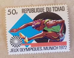 TCHAD Athletisme, Haies, Hurdling. Jeux Olympiques MUNICH 1972. ** Mnh - Athlétisme