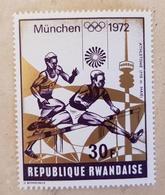 RWANDA Athletisme, Haies, Hurdling. Jeux Olympiques MUNICH 1972. ** Mnh - Athlétisme