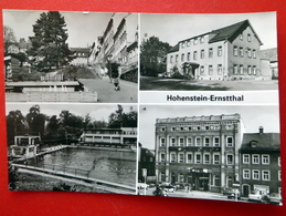Hohenstein-Ernstthal - Hotel Sachsenring - Freibad - Gaststätte Heiterer Blick - Echtfoto - DDR 1985 - Hohenstein-Ernstthal