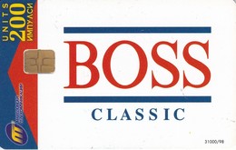 TARJETA DE MACEDONIA DE CIGARRILLOS BOSS CLASIC DE 200 UNITS (MT) - Nordmazedonien