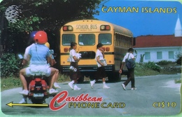 ILES CAYMAN  -  Phonecard  -  Cabble & Wirelees  - A School Day In Cayman Brac  -  CI $ 10 - Iles Cayman