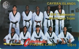 ILES CAYMAN  -  Phonecard  -  Cabble & Wirelees  - 1994 Taekwondo World Cup Team  -  CI $ 10 - Isole Caiman