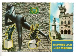 SAINT-MARIN . REPUBLICA DI SAN MARINO . SCULTURE MODERNE . PALAZZO DEL GOVERNO - Ref. N°24725 - - San Marino