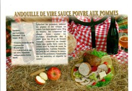 RECETTE ANDOUILLE DE VIRE SAUCE POIVRE AUX POMMES - Ricette Di Cucina