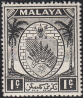 Malaya Negri Sembilan 1949-55 MH Sc 38 1c Coat Of Arms - Negri Sembilan