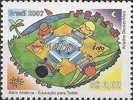 BRAZIL - EDUCATION FOR ALL (UPAEP ISSUE) 2007 - MNH - Ongebruikt