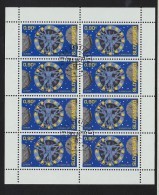 Bloc De 8 Timbres Europa 2009 Oblitéré YT 538 Astronomie / Sheet Europa 2009 Used Mi 615 - Used Stamps