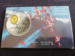 CANADA PREPAID  CARD  COIN ON CARD   SPECIAL CARDS  $20,00  MINT **778** - Canada