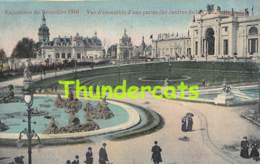 CPA BRUXELLES EXPOSITION 1910  VUE D'ENSEMBLE D'UNE PARTIE DES JARDINS DE LA VILLE DE - Expositions Universelles