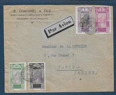 Enveloppe Par Avion De CONAKRY Pour La France - Covers & Documents