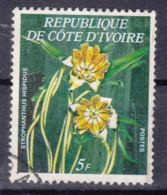 Ivory Coast 1977 Exothic Flowers Mi#A 532 Used, Catalog Value 60 Eur - Ivoorkust (1960-...)