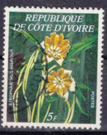 Ivory Coast 1977 Exothic Flowers Mi#A 532 Used, Catalog Value 60 Eur - Ivoorkust (1960-...)