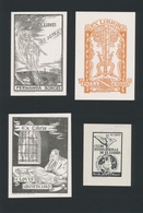 Ex Libris Fernanda Borges + Paula Achilles + Clovis Monteiro + Clube Internacional De Ex Libris - Alberto Lima - Bookplates