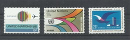 NACIONES UNIDAS  YVERT   AEREO   19/21    MNH  ** - Poste Aérienne