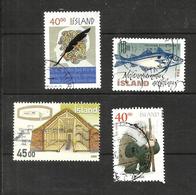 Islande N°886, 897, 902, 904 Cote 4.25 Euros - Gebraucht