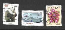 Islande N°904, 908, 910 Cote 4 Euros - Gebraucht