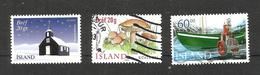 Islande N°926, 928, 930 Cote 4.25 Euros - Oblitérés