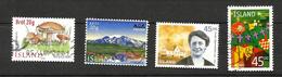 Islande N°928, 932, 939, 952 Cote 5 Euros - Gebraucht