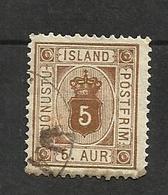 Islande SERVICE N°5 Cote 12 Euros - Dienstmarken