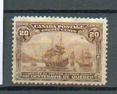 A 78 - CANADA - YT 92 * - Le Timbre Présente Des Adhérences Au Verso - Unused Stamps