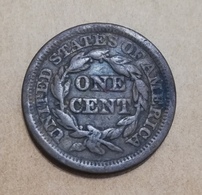 USA - One Cent ''Braided Hair'' De 1848 - 1840-1857: Braided Hair (Capelli Intrecciati)