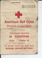 CROIX ROUGE AMERICAN  RED CROSS  Purchase Coupon Book - Andere