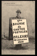 45, 1ere Bourse De Cartes Postales, Orleans 16 Nov 1980 - Bourses & Salons De Collections
