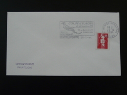 Coupe D'Europe Ski Nautique Montbeliard 1994 Flamme Sur Lettre Postmark On Cover 25 Doubs - Water-skiing