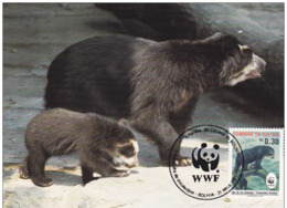 Bolivia 1991 -  Ours De Bolivie  -  Spectacled Bear WWF - Bolivia