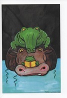 Tomi Ungerer - Exposition Rouen 2014 Diognenes Verlag (Strasbourg) Crocodile Hippopotame Grenouille - Cp Vierge - Ungerer