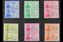 INTERNATIONAL COCOA ORGANIZATION REVENUE STAMPS Six Different Denominations Between 200kg And 500,000kg, Each In Vertica - Andere & Zonder Classificatie