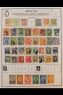 1860-1979 COLLECTION ON ALBUM PAGES A Mint And Used Collection Which Includes 1860 Imperf 5c Used And 10c Mint, 1862 Imp - Other & Unclassified