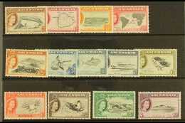 1956 Complete Definitive Set, SG 57/69, Very Fine Mint (13 Stamps) For More Images, Please Visit Http://www.sandafayre.c - Ascension