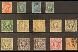 NEW SOUTH WALES 1860-72. NSW CANCELLATIONS On Diadem Perf. 12 Issues, A Most Attractive Used Range With Shades. Includes - Autres & Non Classés