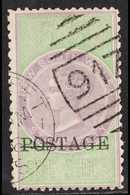 NEW SOUTH WALES 1885-86 5s Lilac & Green "POSTAGE" Overprint In Black Perf 12x10, SG 238b, Fine Used. For More Images, P - Other & Unclassified