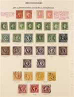 NEW SOUTH WALES 1856-1871 MOSTLY USED OLDE TYME SEMI-SPECIALIZED COLLECTION With Shades, Perf & Wmk Types Carefully Iden - Andere & Zonder Classificatie