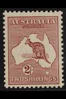 1929-30 2s Maroon Roo, SG 110, Fine Mint, Very Fresh. For More Images, Please Visit Http://www.sandafayre.com/itemdetail - Altri & Non Classificati