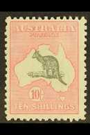 1931-36 10s Grey & Pink Roo, SG 136, Fine Mint, Lovely Fresh Colour. For More Images, Please Visit Http://www.sandafayre - Autres & Non Classés