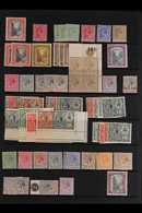 1901-1935 FINE MINT ASSEMBLY On Stock Pages, Some Stamps Are Never Hinged. Includes 1901-03 1d, 1906-11 KEVII Set, 1912- - Altri & Non Classificati