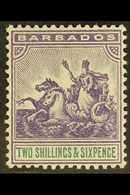 1892-1903 2s6d Violet & Green, SG 115, Fine Mint For More Images, Please Visit Http://www.sandafayre.com/itemdetails.asp - Barbades (...-1966)