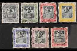 1906 Nelson Complete Set, SG 145/51, Fine Cds Used, Fresh. (7 Stamps) For More Images, Please Visit Http://www.sandafayr - Barbados (...-1966)