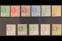 1913-21 KGV MCA Wmk Definitive Set, SG 259/69c, Fine Mint (11 Stamps) For More Images, Please Visit Http://www.sandafayr - British Guiana (...-1966)