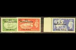 TRIPOLITANIA 1951 60I. On 2s.6d To 240l..on 10s, SG T32/34, Never Hinged Mint. (3 Stamps) For More Images, Please Visit  - Africa Oriental Italiana