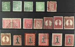 FORGERIES A 'used' Collection Of Forged 19th Century Stamps With Values To Different 1s. (18 Forgeries) For More Images, - British Virgin Islands