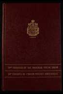1964 15TH CONGRESS OF THE UNIVERSAL POSTAL UNION IN VIENNA Scarce Delegates Presentation Book, Containing A Range Of Min - Autres & Non Classés